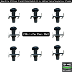 2 Pack Floor Tracks (Bolt In) - Image 4