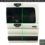 Slider Door Medium & High Roof Pass.Van - Image 3