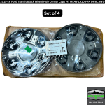 Black Wheel Cap Covers (Set of 4) - Image 5