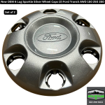 Sparkle Silver Wheel Cap Covers (Set of 2) - Image 3