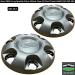 Sparkle Silver Wheel Cap Covers (Set of 2)