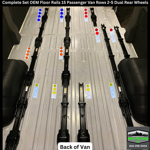 Complete Set 15 Pass. Van 2-2 Back Row