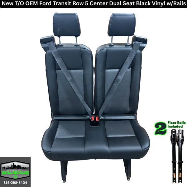 Center Dual Seat (row 5) w/Track