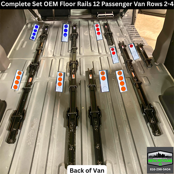 Complete Set 12 Pass. Van