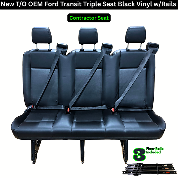 Triple Seat w/Tracks Contractor