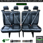 2-2 Back Row Leather w/tracks Contractor