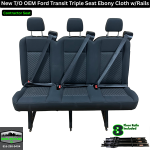 Triple Seat w/Tracks Contractor