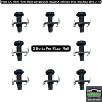 4 Pack Floor Tracks - Image 4