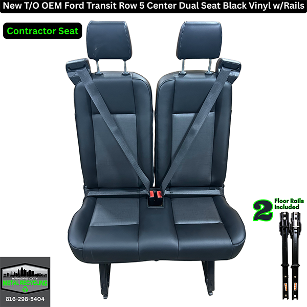 Center Dual Seat (Row 5) w/Tracks Contractor