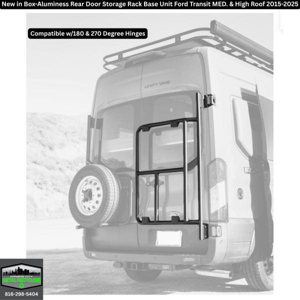 Aluminess Rear Door Storage Rack Base Unit