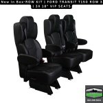 ROW KIT | FORD TRANSIT T150 ROW 3 | 3X 18" VIP SEATS - Image 2