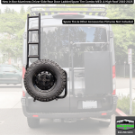 Aluminess Driver Side Ladder/Spare Tire Combo