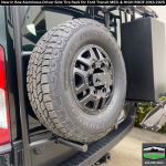 Aluminess Driver Side Tire Rack (Ford Transit) - Image 3