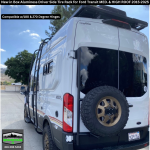 Aluminess Driver Side Tire Rack (Ford Transit) - Image 5