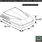 Dometic Penguin II Low Profile A/C (11K BTU) - Image 3