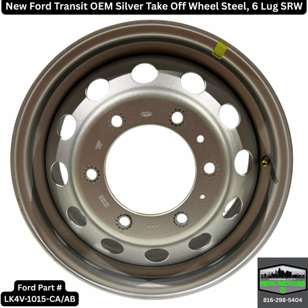 Ford Transit 16" OEM Steel Wheel & TPMS (New Take-Off)