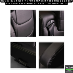 3-Passenger 18” VIP Seat Kit Ford Transit (Row 2) - Image 3