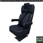 Premier Single Black Captains Seat NIB Swivel Recline Rear Van Conversion Chair - Image 3